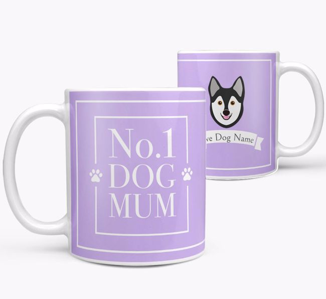 Personalised 'No.1 Mum' Mug from your {breedFullName}